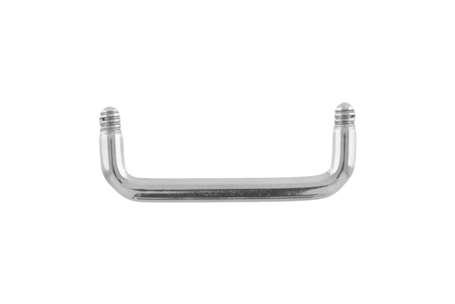 Titan Surface Barbell Piercing (90 Grad) 1,6 x 2,5 mm ohne Kugeln ++SALE++